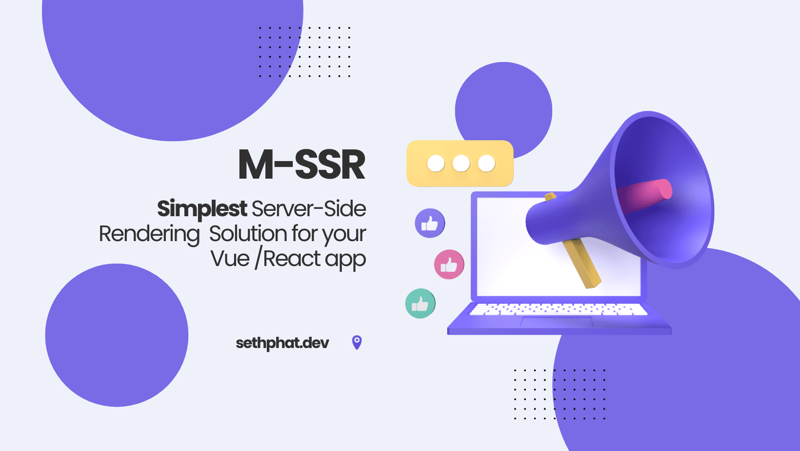 βοΈ Simplest implementation for Vue Server-side Rendering with any Backend